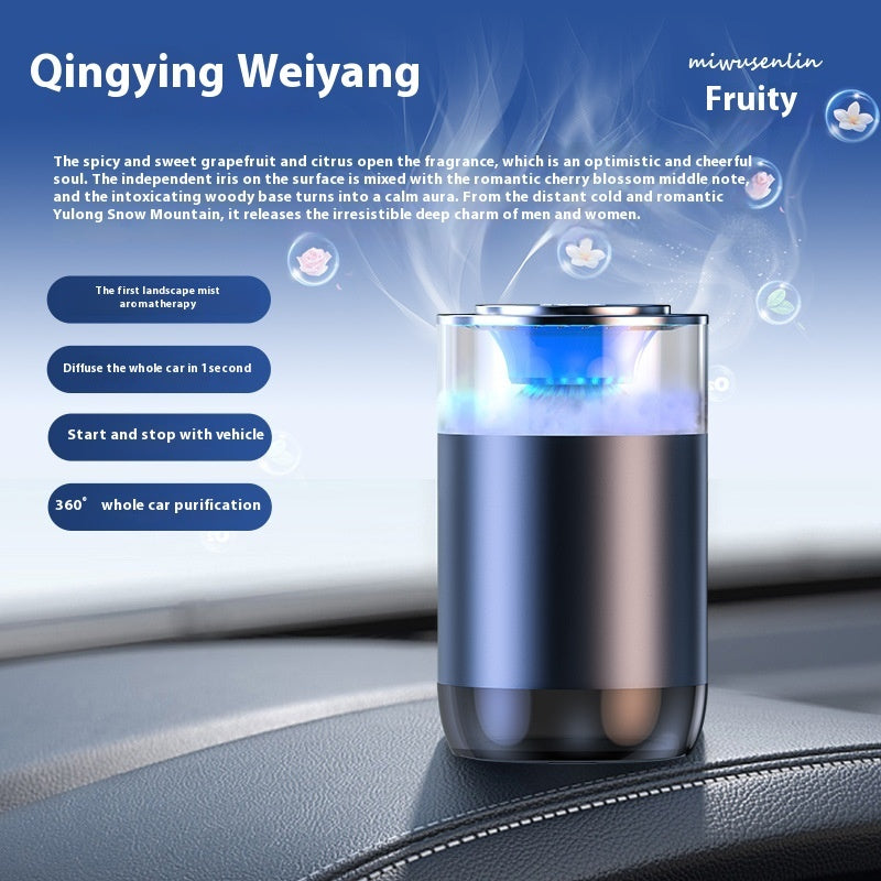 Car Aromatherapy Diffuser Cloud Mist Air Freshener Auto Decoration Natural Fragrance Auto Decoration Tool For RVs Trucks Sedans