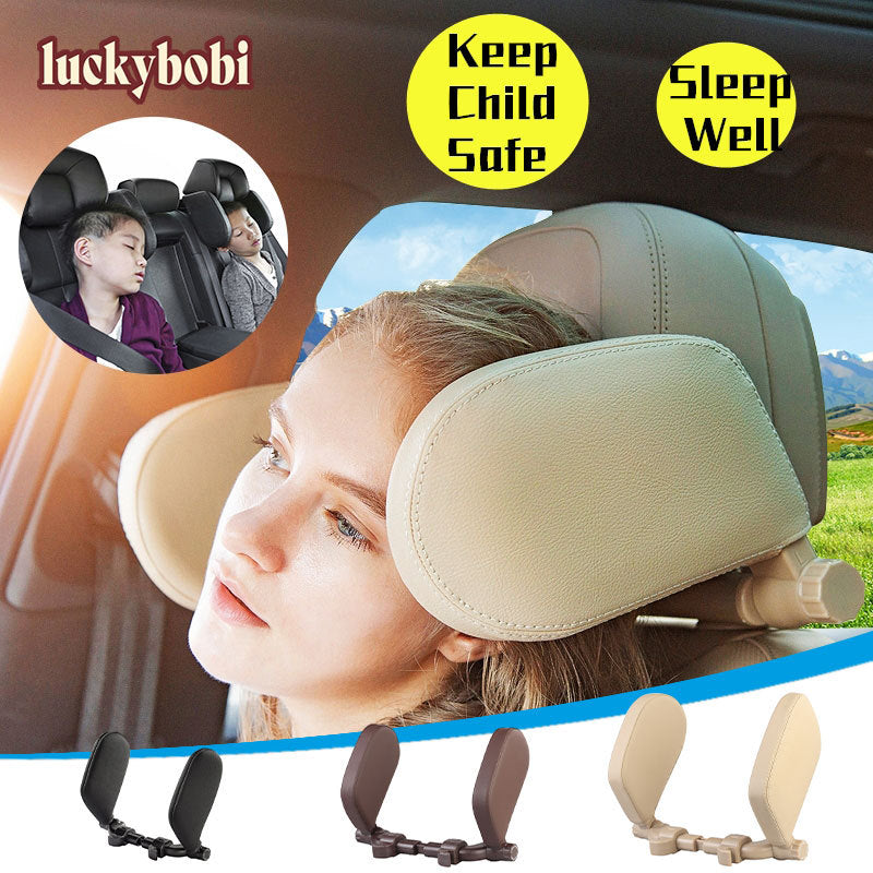 Car Seat Headrest Pillow Travel Rest Neck Pillow Support Solution For Kids Pillow And Adults Auto Seat Head Cushion Car Pillow