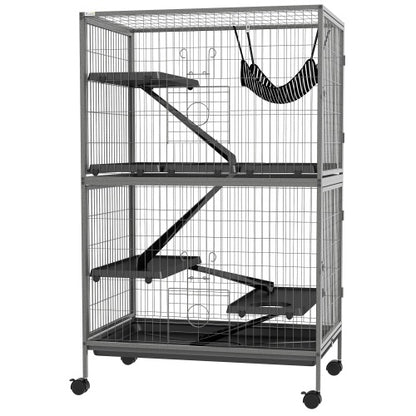 5 Tiers Of Small Animal Cages, Ferret Cages, Large Chinchilla Cages With Hammock Fittings And Heavy Duty Wires