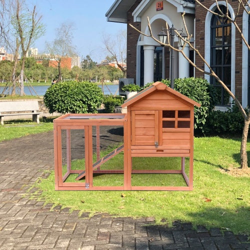 Easy To Assemble Wooden Rabbit House Chicken Coop